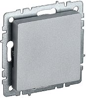 Заглушка без рамки IEK Brite МЗ10-БрА алюминий картинка